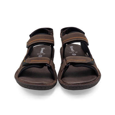 Men Sandals SKA-19 Brown Nubuck (Oiled)